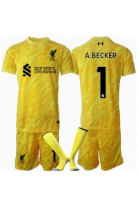 Liverpool Alisson Becker #1 Keeper Babyklær Tredje Fotballdrakt til barn 2024-25 Korte ermer (+ Korte bukser)